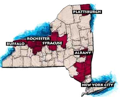 New York State Map