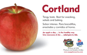 Cortland Apple Point-of-Sale Card