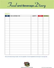 Food & Beverage Diary