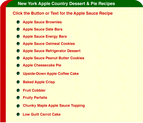 Apple Sauce Dessert & Pie Recipes