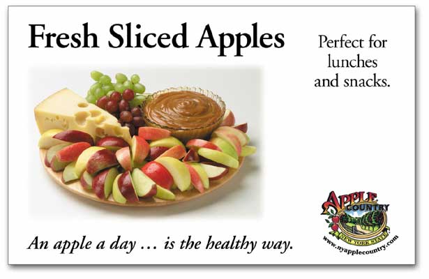 Fresh Sliced Apples Card